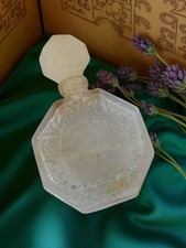 Miniature Parfum Vintage en Verre Soufflé Main