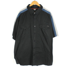 Chemise homme HARLEY DAVIDSON taille 3XL manches courtes poches noires ma9233