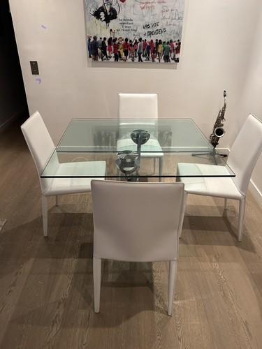 Table verre roche bobois - en,