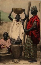 CPA AK SENEGAL Fortier 1036 Afrique Occidentale- Pileuse de Couscous (812069)