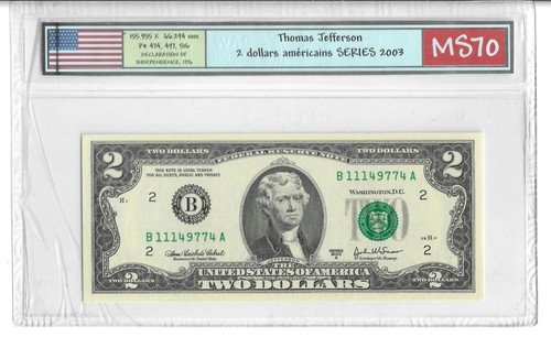 Billet dollars états unis - billet, 2