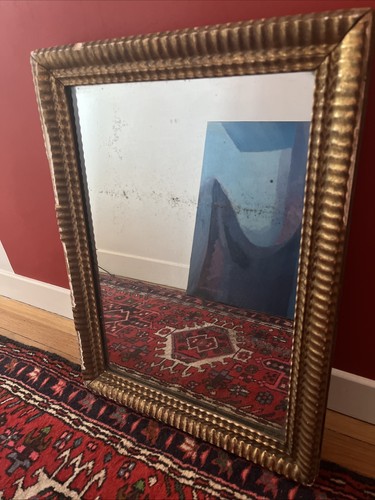 Miroir ancien bois - en, et