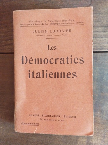 Les démocraties italiennes - les,