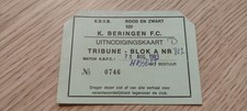 Billet 1983 KFC Beringen vs SC