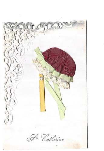 Carte avec bonnet sainte - bonnet, de