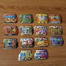 Collection Gervais/ Chiffres / 14 Magnets Différents 