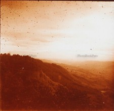 FRANCE Paysage Auvergne Photo Stereo Plaque de verre Vintage VR21L6n3