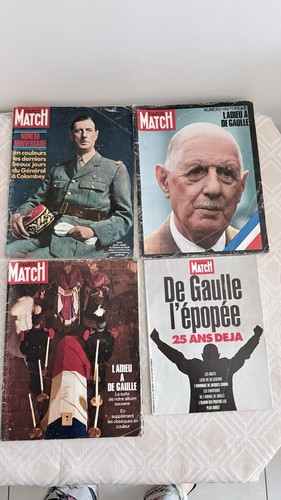 Lot paris match général de - 4,