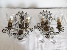 ANCIENNE Paire D'Appliques en