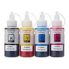 4 Bouteilles d'encre (Set) 70ml pour remplacer Epson T664 Compatible / non-OEM