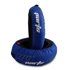 Paire de couvertures chauffantes moto auto-régulées 80° MV PARTS - bleues -