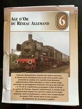 Lot de fiches Ed. Atlas Collection Trains de Légende N°6 "Age d'or du réseau All