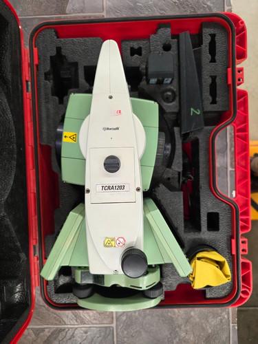 Leica total station - total, tcra
