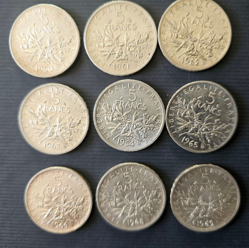 Semeuse argent 9 - 5,