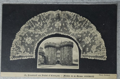 Cpa alençon éventail - cpa,
