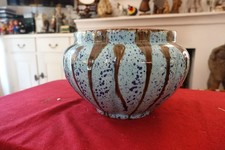 magnifique cache pot art nouveau art deco type Massier Vallauris