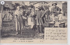 Types et coutumes d'Auvergne La Bourrée des Brayauds 1914 CPA 5