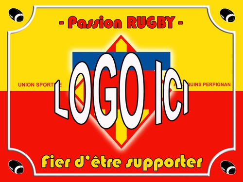 Plaque supporter rugby usap - plaque,