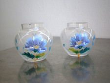 Paire Vase miniature Verre