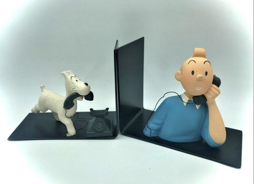 Serre livres tintin milou - tintin,