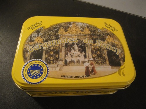 Boite métallique bergamottes - métallique,