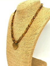 PENDENTIF COLLIER AMBRE cadeau