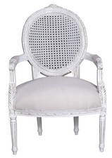 Fauteuil Baroque Blanc Chaise