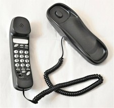 Cortelco Trendline Corded Phone Lighted Keypad/Wall Mountable - Black