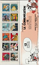 1988 BD ANGOULÈME CARNET NON OBLITÉRÉ BANDE DESSINÉE TARDI BILAL MOEBIUS REISER