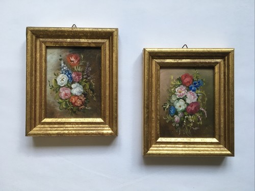 Tableaux miniatures bouquets - tableaux,