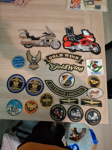 Lot patch tissus goldwing - lot,