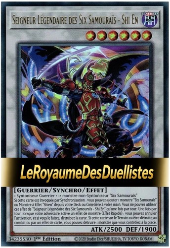 Deck six samouraïs - six,