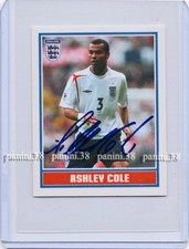SIGNED Sticker ASHLEY COLE "ENGLAND 2006" Panini TOPPS - PRINTED AUTOGRAPH