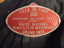 PLAQUE CONCOURS ANIMAUX DE