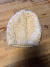 Bonnet blanc cassé taille