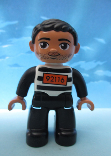 Figurine lego duplo prisonnier - figurine,