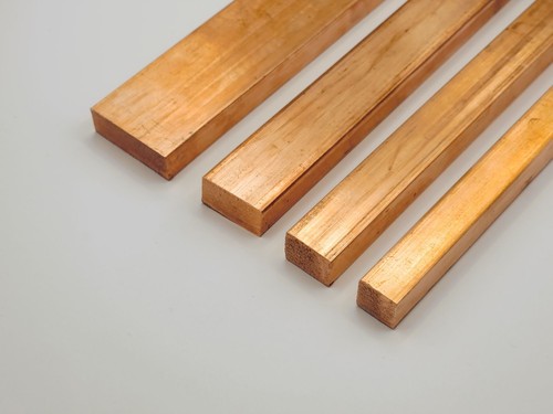 Barre plate cuivre cu99 - barre, en