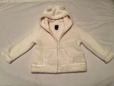 Toddler Girls White Fleece