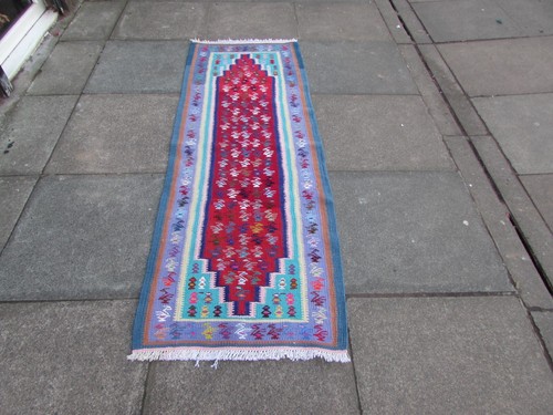 Tapis couloir kilim oriental - tapis,