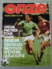 Onze HS #3 Hors-Série Magazine Football Special coupe Europe 1976 1er tour ASSE
