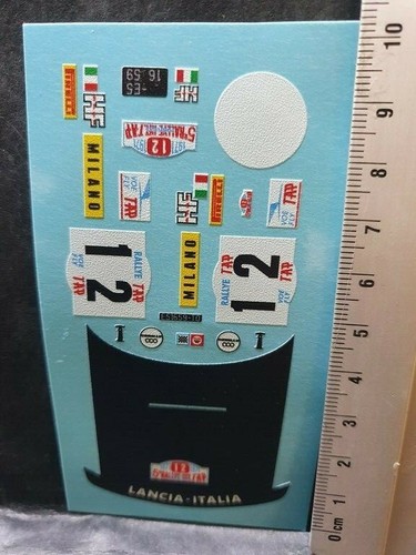 Decals lancia fulvia - decals, 1/32