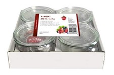 Weck 55896W Lot de 4 Bocaux de