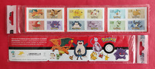 TIMBRE POKÉMON - Carnet 12 timbres  autocollants permanent La Poste FRANCE 2024
