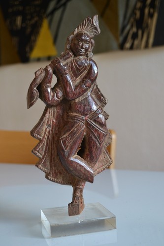 Ancienne sculpture bois - ancienne, hindou