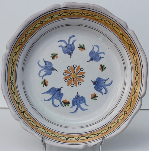 Plat faience nevers - plat, de