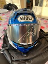 Casque shoei Xspr pro replica dédicacé Alex marquez