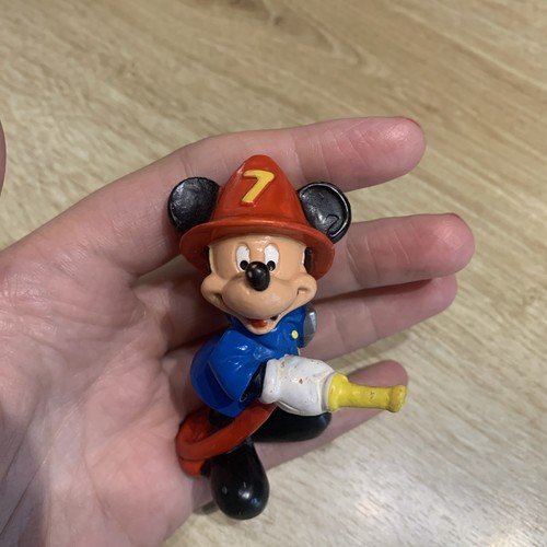 Figurine mickey mouse pompier - mickey,