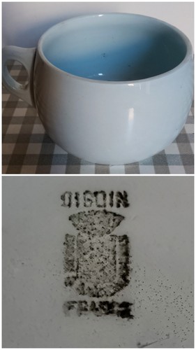 Ancienne tasse déjeuner - ancienne,