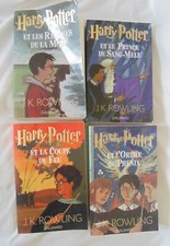 harry potter 4 tomes 4,5,6,7 gallimard grand format