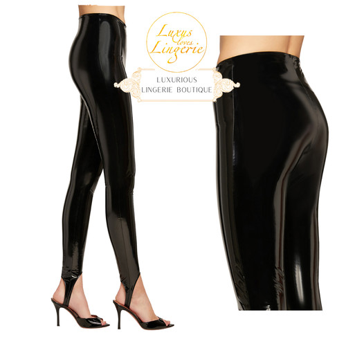 Leggings cuir tex amina - cuir,